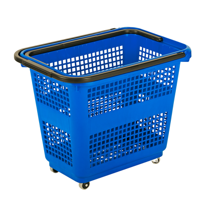 Shopping basket on wheels, 54L