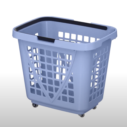 Shopping basket on wheels, 80L