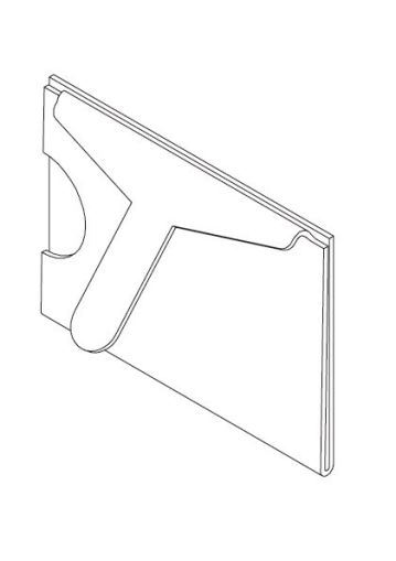Гръб за допълнителен етикет към ценова касетка