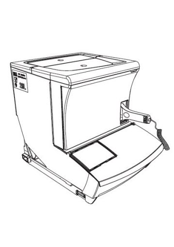 3eBin™ 20L Scoop Bin with Scoop and Mounting Brackets