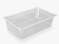 Gastronorm tray GN 1/1 D: 65mm, transparent for professional equipment of the refrigerated display in the store