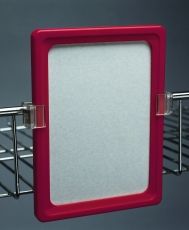 Frame holder for wire baskets