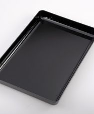 Тава за хладилна витрина в магазин с размери: 42х28х4 см, черна